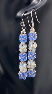 Image 2 of Flirty Floral Earrings