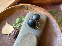 Image 4 of Black Moon earrings/ n141