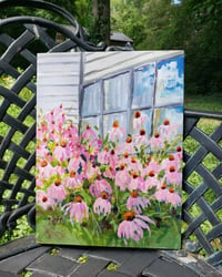 Image 3 of Hot Summer Breeze -Plein Air Acrylic Painting 