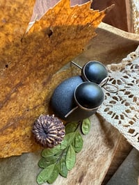 Image 12 of Black Moon earrings/ n141