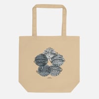 Image 1 of Crylong Tote Bag. - Greyscale 