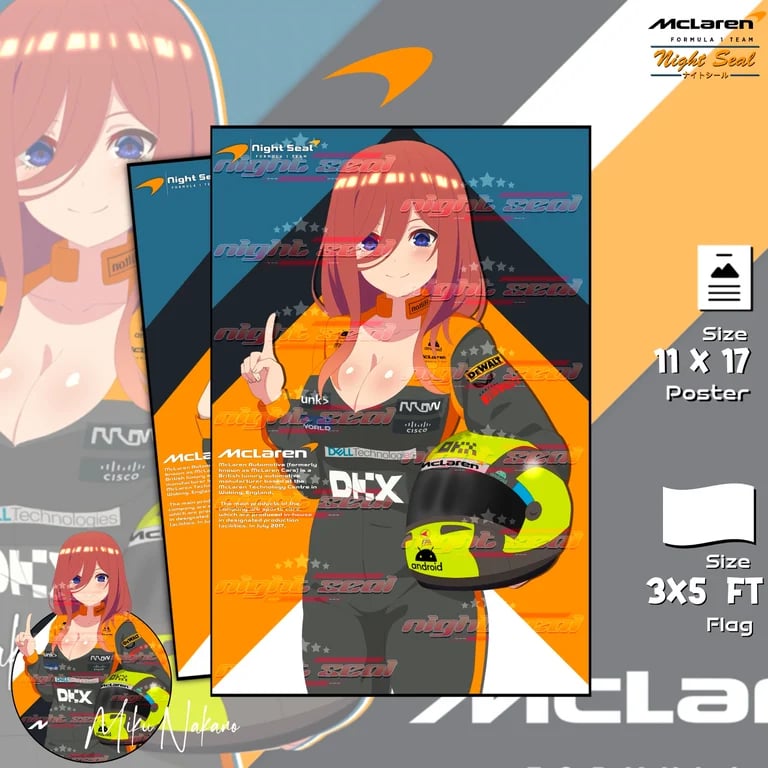 Image of WAIFUS V.2 x McLaren