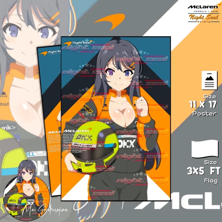 Image of WAIFUS V.2 x McLaren