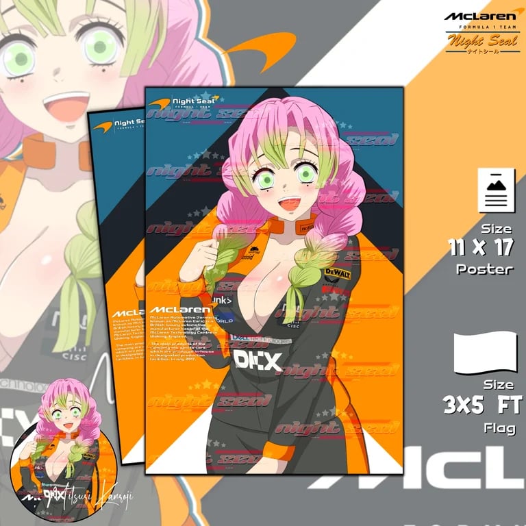 Image of WAIFUS V.2 x McLaren