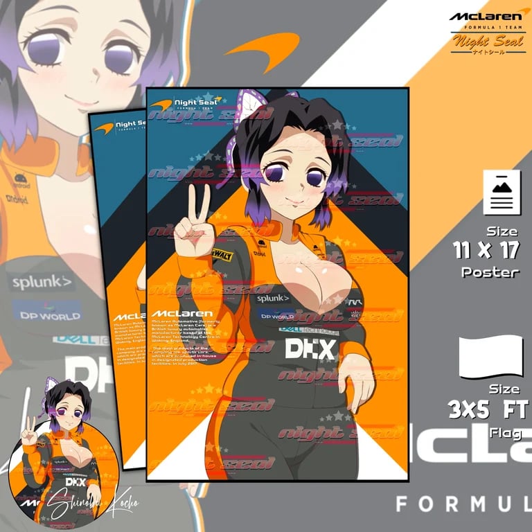 Image of WAIFUS V.2 x McLaren