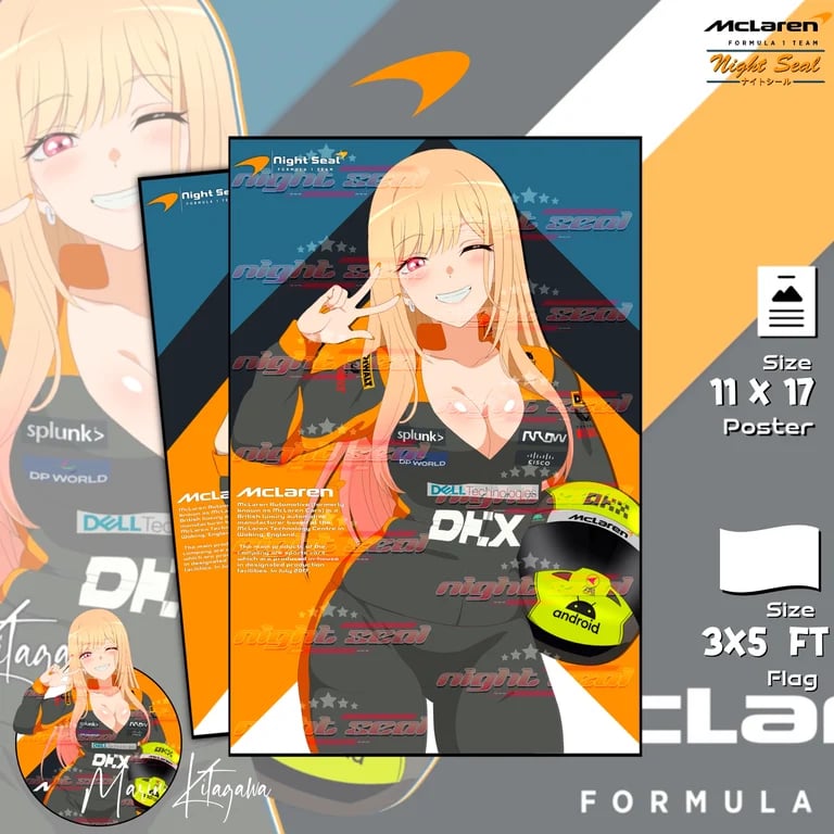 Image of WAIFUS V.2 x McLaren