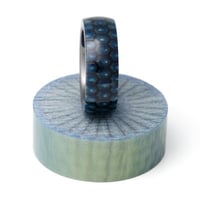 Image 6 of 3D Printed Honeycomb Ring Blanks! Pressure cast with Alumilite resin and colorful pigments.