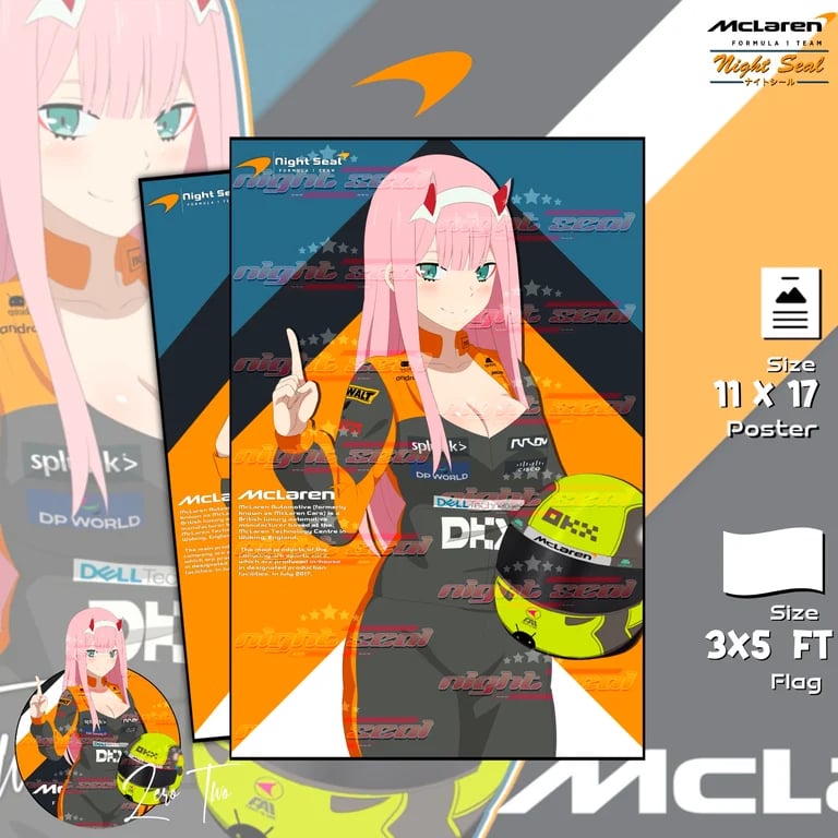 Image of WAIFUS V.2 x McLaren