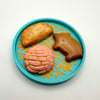 4 Mini magnet Mexican pastry platter. Version 5