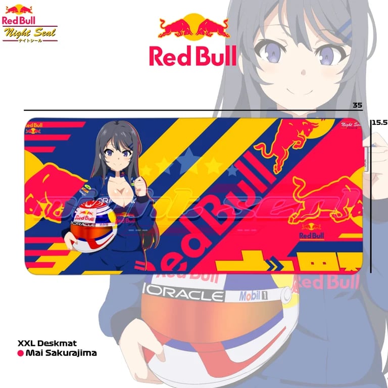 Red Bull V.2 / XXL Desk mats | NightSeal77