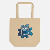 Image 1 of 4 Hearts Tote Bag - Blue Dream  