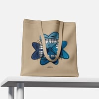 Image 2 of 4 Hearts Tote Bag - Blue Dream  