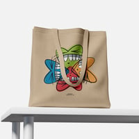 Image 2 of 4 Hearts Tote Bag - Candy 