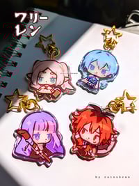 Image 1 of Frieren | 2 inch charms, 4x6" Vinyl Sticker sheet 