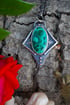 Malachite Shield Pendant Image 2