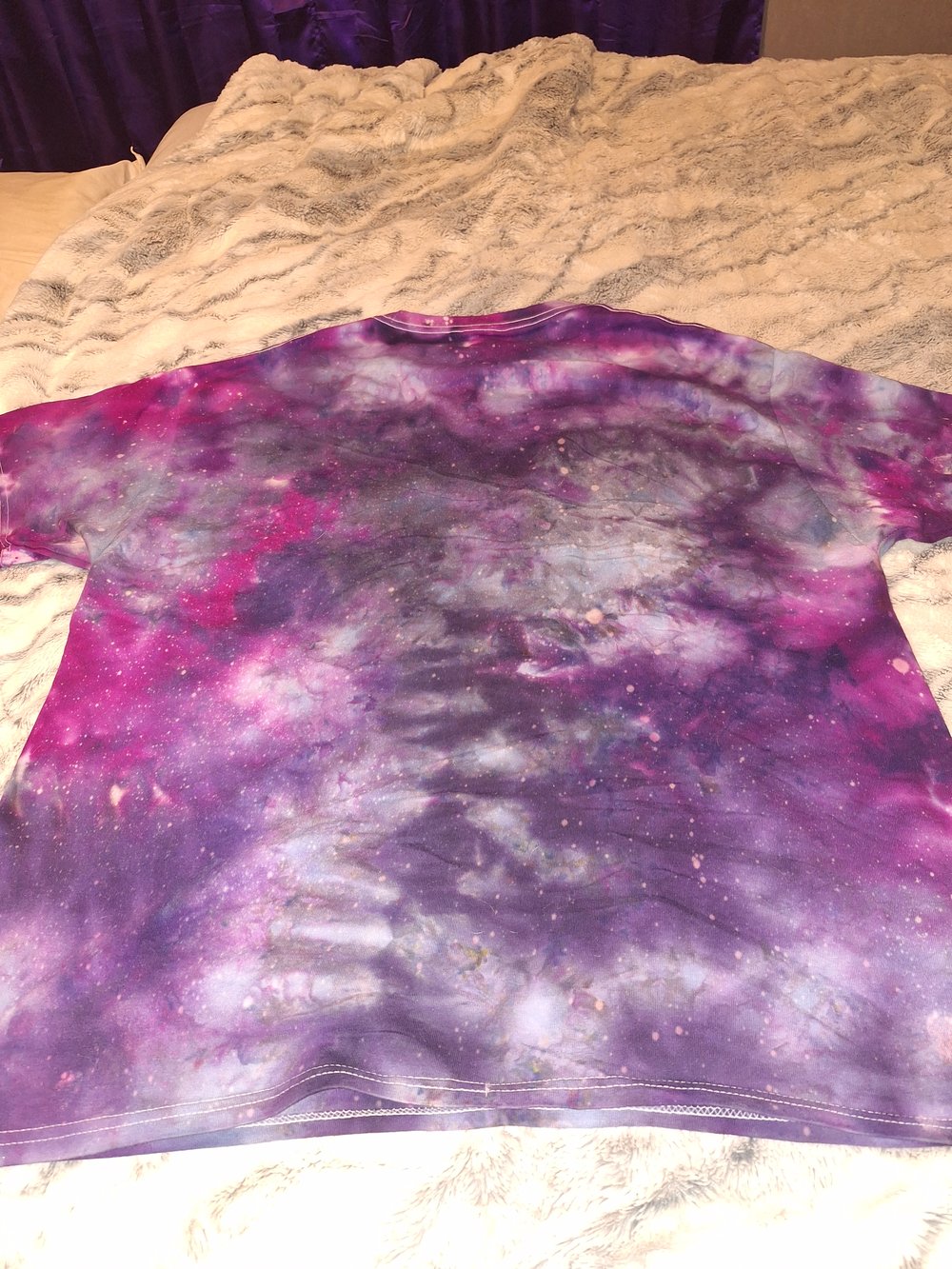 Image of Galaxy tye dye tshirt