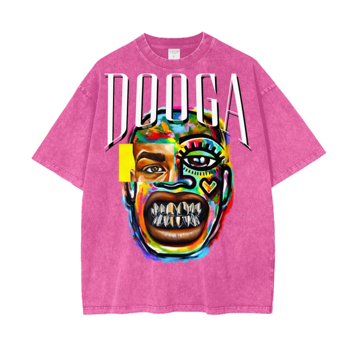 Image of Culture 4 Tee Acid Wash Pink 