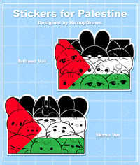 Aniteez + Skzoo Stickers for Palestine