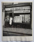 Image of original 1954 vintage antique les skuse BTC UK tattoo flash shop press photo 7x8