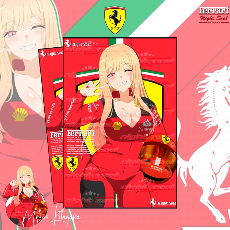 Image of Waifus x Ferrari V.2