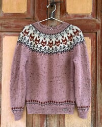 Image 4 of Into the wild - Tweed wool sweater - Dusty pink - Ready to ship