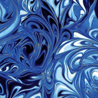 Image 10 of RHAPSODY IN BLUE 10" Tiles 42pc by Maria Kalinowski of Kanvas for Benartex Inc.