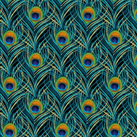 Image 2 of RHAPSODY IN BLUE 10" Tiles 42pc by Maria Kalinowski of Kanvas for Benartex Inc.