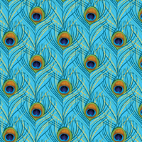 Image 3 of RHAPSODY IN BLUE 10" Tiles 42pc by Maria Kalinowski of Kanvas for Benartex Inc.