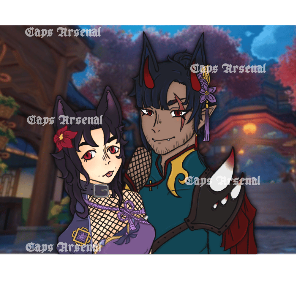 Image of Genshin Oc Print 