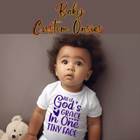 Image 1 of Custom Baby Onesie