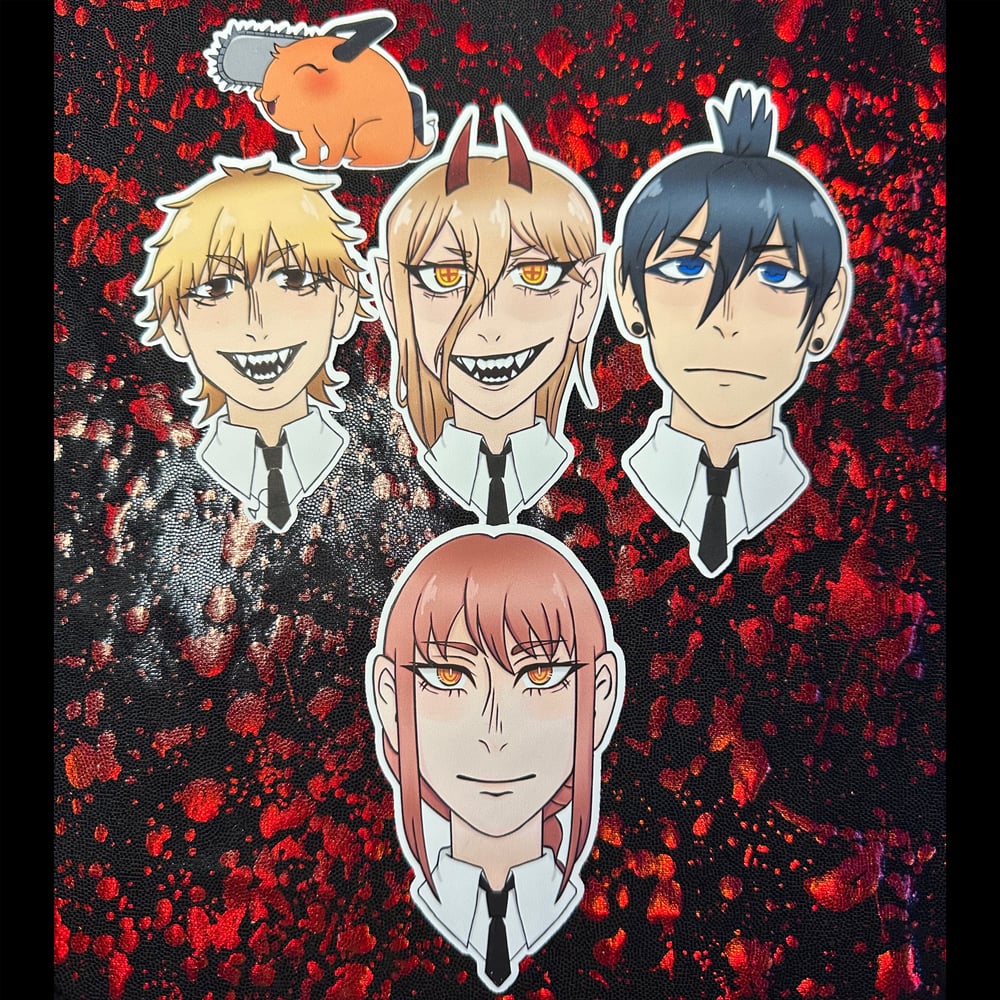 Image of Chainsaw Man Stickers