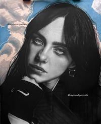 8x10 Billie Eilish Drawing