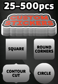 Image 2 of Bulk Custom Die-Cut Stickers 