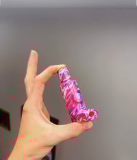 Image 1 of Pink swirl tech Dry inhaler 