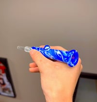 Image 2 of Blue swirl tech nectar collector 