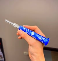 Image 1 of Blue swirl tech nectar collector 