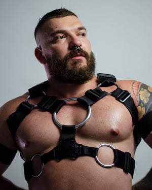 Image of MASSIVE HARNESS KO_01 - BLACK