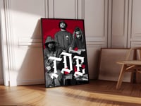 Image 2 of TDE: Black Hippy A3 framed