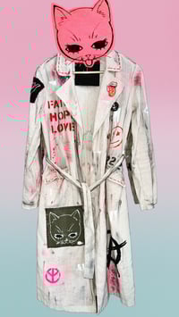 Image 2 of Betty ¥ unisex ¥ upCyclinG viLLaGe punK¥IbiZa ¥TrenChcoaT¥ festival