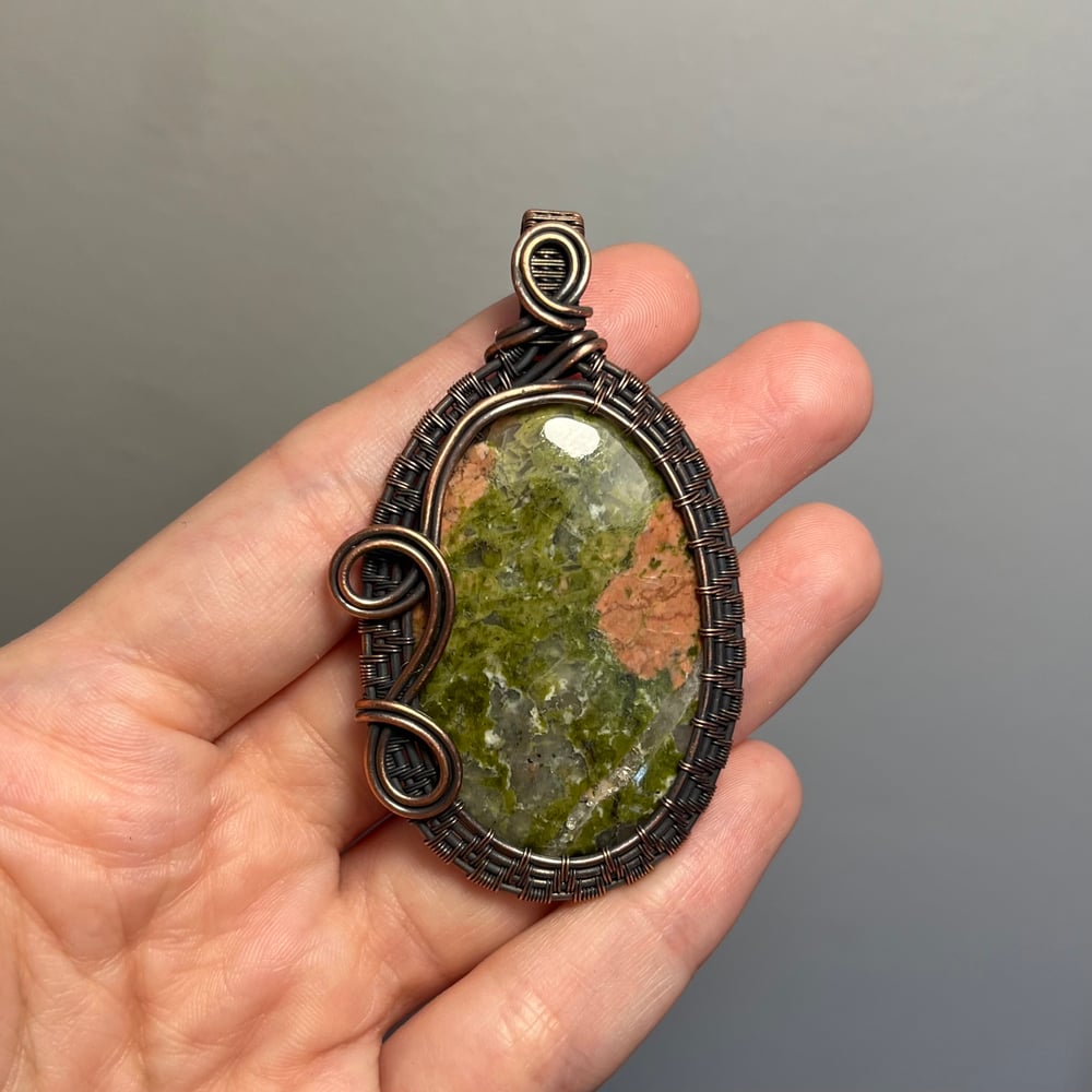 Image of unakite pendant