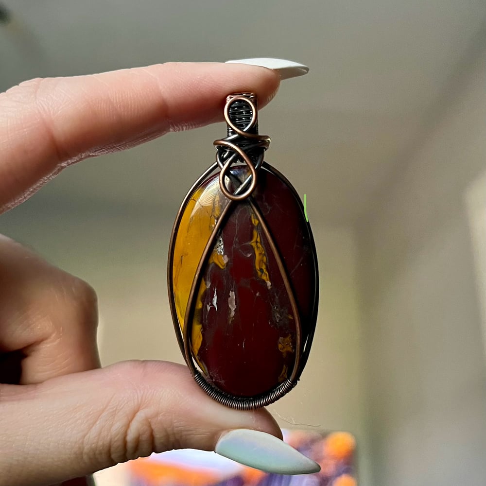 Image of mookaite pendant