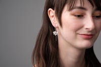Image 2 of Boucles d’oreilles 1/2 avec perle