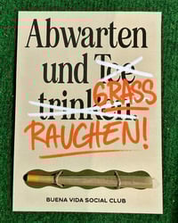 Image 1 of Abwarten und Grass Rauchen - Greeting Card