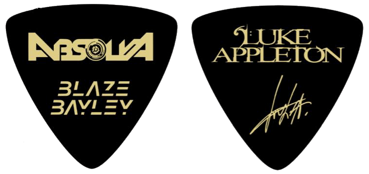 Luke Appleton 'Gold Lettering' Guitar Picks