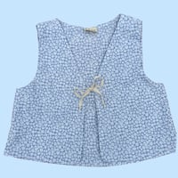 Image 1 of GILET PETIT FLEURS L/XL