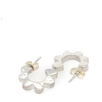 Image 1 of Boucles d’oreilles 3/4 fini poli