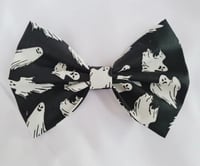 Image 1 of Black Ghost (Glow in the dark) Bow Ghost 