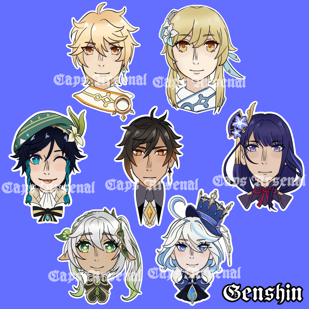 Image of Genshin Stickers
