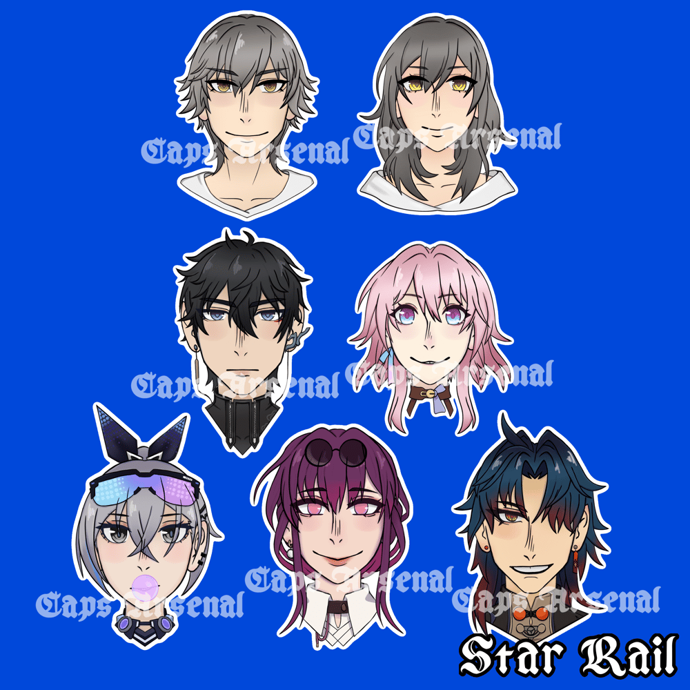 Image of Star Rail Stickers