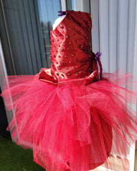 Image 3 of Wine red rhinestone tutu dress 👗 